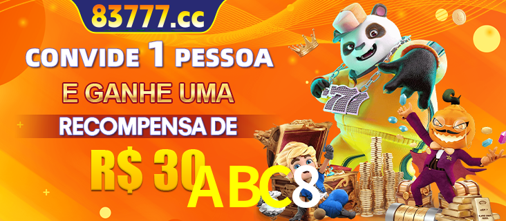 Banner institucional da ABC8 sobre parceria de marcas e criação de uma marca de excelência, apresentando os mascotes de jogos populares como o Fortune Tiger.