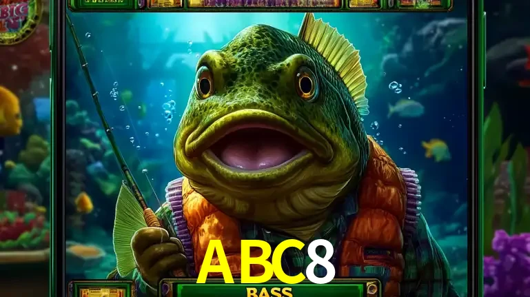 Personagem de peixe pescador do popular jogo de slot com tema de pescaria, uma das emocionantes opções de caça-níqueis para jogar e ganhar no cassino ABC8.